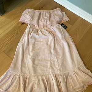 Express strapless dress